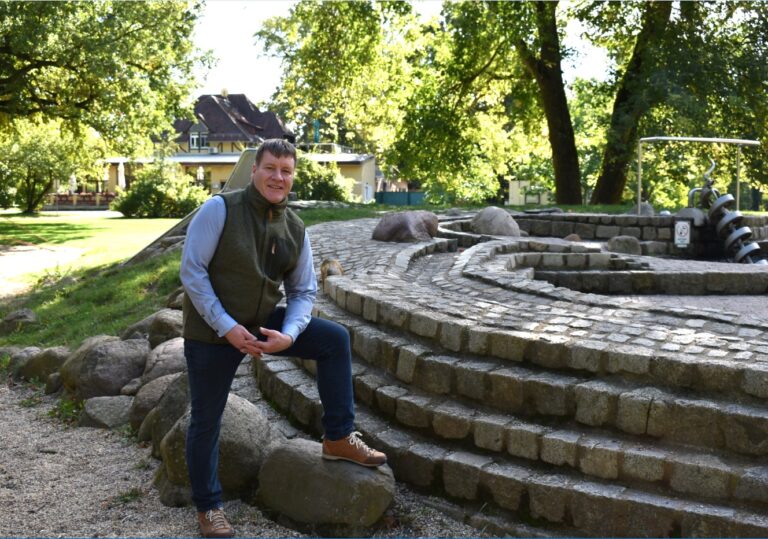 Mit dem Großenhainer Oberbürgermeister in den Stadtpark